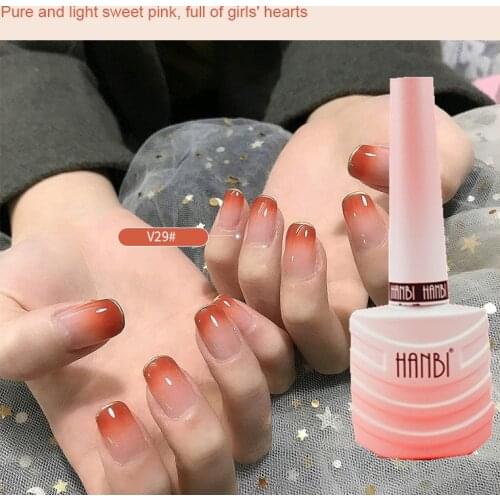 15ml Amber Nail Polish UV LED Gel Amber Color Series Nail Varnish Crystals Jelly Nail Varnish Top Coat Primer Nail Art TSLM1