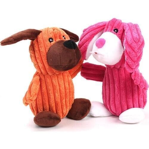 Chew Toys Dog Puppy Plush Toys Pet Puppy Chew Plush Sound Sheep Monkey Cow Dumb Pet Toys Cachorro Toys For Chihuahua Clean Tooth