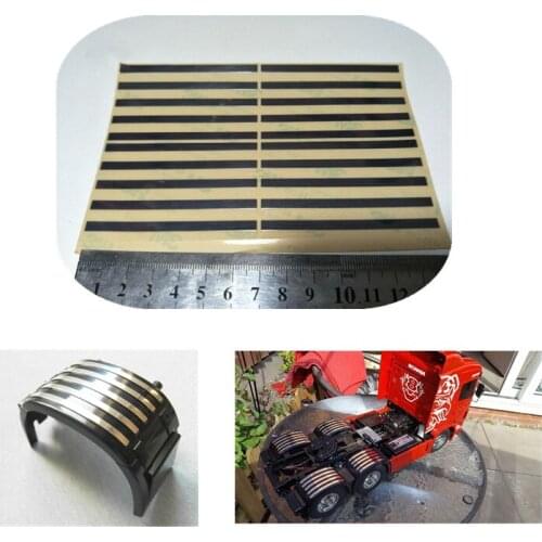 1/14 Rc Truck Tamiya Scania R470 R620 Mud Guard Fender Metal Stickers Ornament Mark Trim For Radio Control Toys Tractor 56323 27