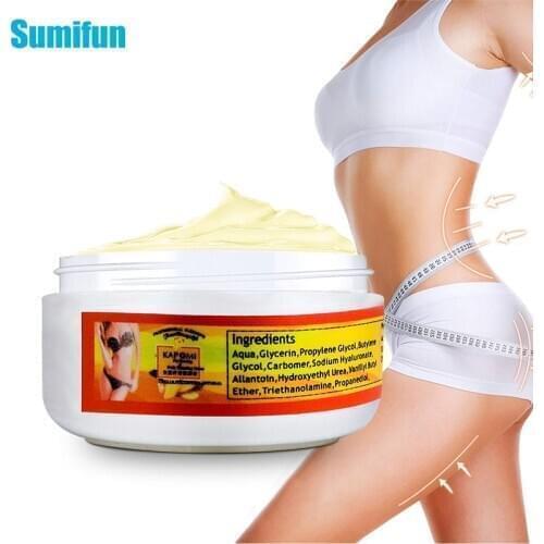 1Pcs 50G Slimming Cream Ginger Fat Burning Ointment Anti-Cellulite Body Abdominal Slimming Weight Loss Massaging Cream