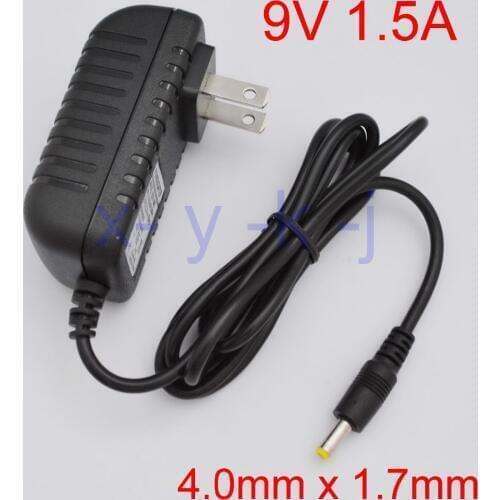 1PCS 9V 1.5A High quality AC 100V-240V Converter IC power Adapter DC 9V1.5A 1500mA Power Supply US Plug DC 4.0mm x 1.7mm