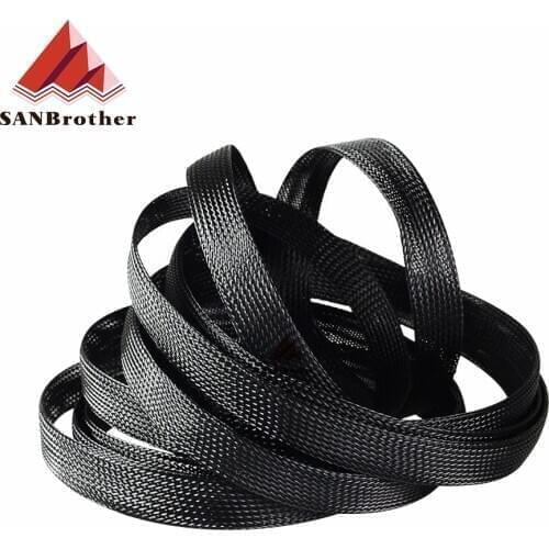 3D Printer Ultimaker 2 + Extended Cable Sleeves Black Snakeskin Mesh Wire Protecting PET Nylon Cable Shock Cable Sets