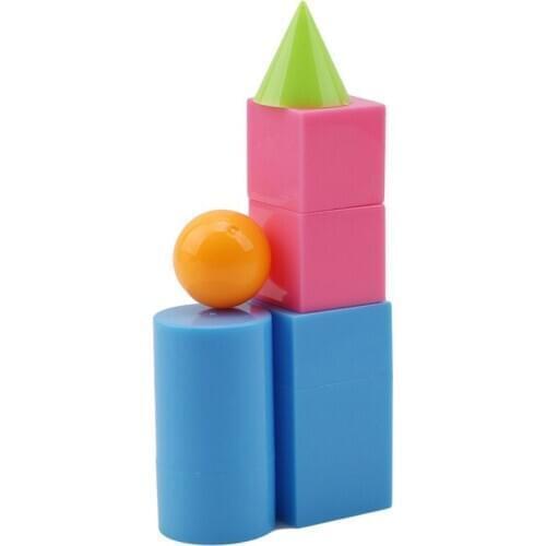 6pcs/pack Geometric Shapes Montessori Toys For Children Educational Toy Materials Juguetes Math Baby Brinquedos Educativo