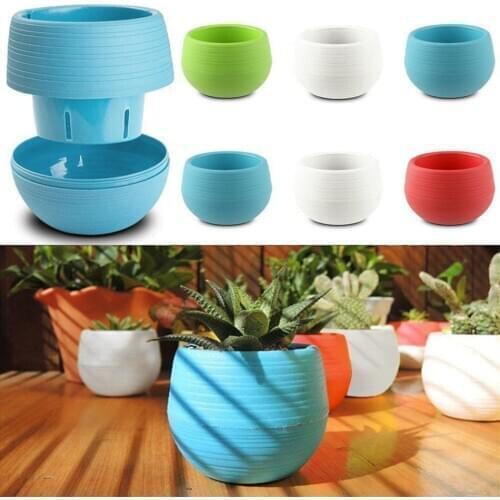 7*7cm Wholesale Flower Pots Mini Flowerpot Garden Unbreakable Plastic Nursery Pots for Succulent Plants Plastic Small Flower Pot