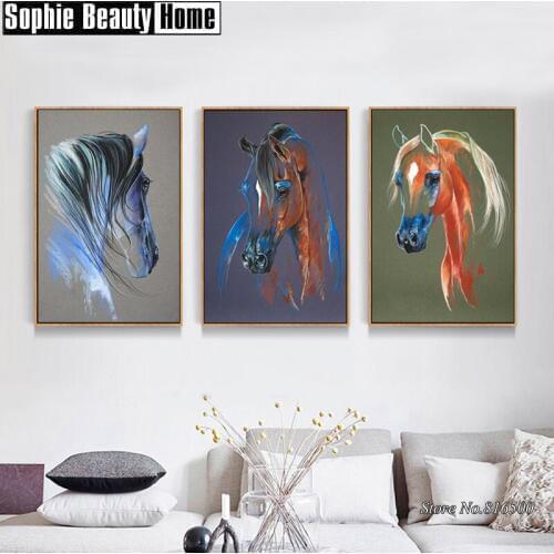 Needlework 5D Diy Diamond Painting Fashion Horse Cross Stitch Diamond Embroidery Full Drill Diamond Mosaic Multi-Picture 062403