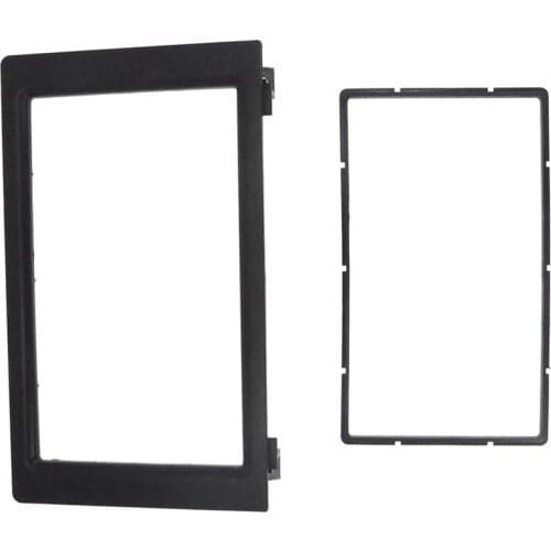 2 Din Car Radio Stereo Audio Bezel Facia Panel Trim Dash Radio Fascia Multimedia Frame Kit for SAAB 9-3 2007-2011