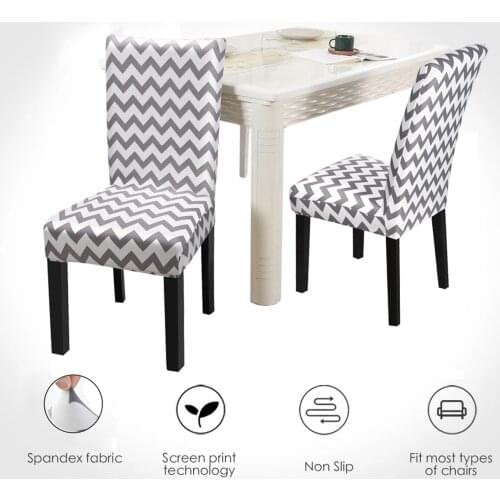 Dining Chair Cover Universal Spandex Elastic Chair Cover Set Stretch Chair Seat Case for Wedding Hotel Banquet sillas de comedor