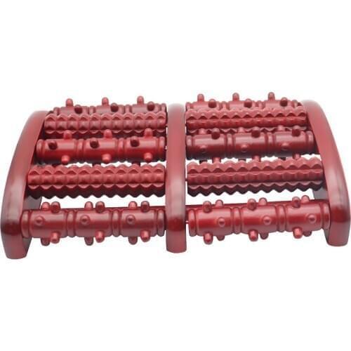 Wooden Feet Roller Fitness Home Exercises Muscle Massage Roller Foot Pain Relief Relax Plantar Fasciitis Reliever Massager