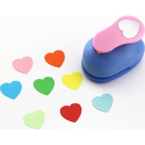 Free ship 1'' heart shaped paper punch eva foam punch child diy craft punch scrapbook paper cutter scrapbooking punches S293710