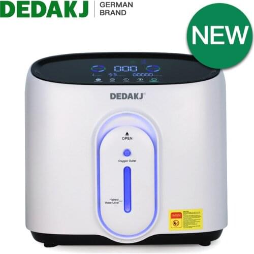 Hot DEDAKJ 1L-8L Oxygen Concentrator Oxygenerator Oxygen Inhaler Elderly Oxygen Making Machine English version 110v/220v DE-Q1W
