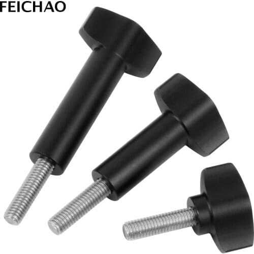 M5 x 18mm Hand Knob Screw Stainless Steel Bolt Metal T Head Hand Tighten Clamping Manual Handle Screw for Gopro 9 8 (Pack of 3)