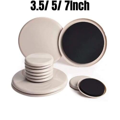 1/8PCS 3.5/ 5/ 7Inch Furniture Moving Pads Furniture Sliders Floor Protectors Heavy Duty For Sofa Cabinet Wardrobe Reusable