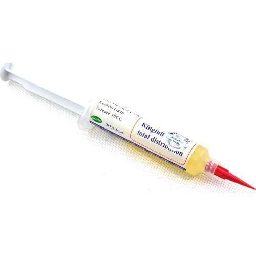 Newest Kingbo RMA-218 10CC Flux Paste high quality Solder Flux for BGA solder station Soldering Tin Cream +Needles