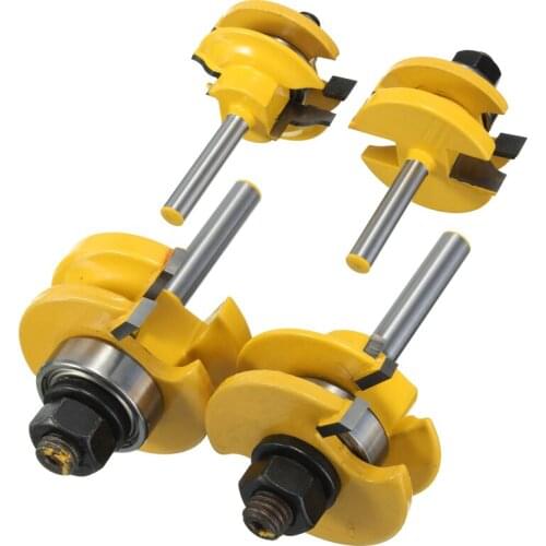 Brand New, High Quality 2-piece/1/4-inch Handlebar and Stile Wood Router Drill, Standard Ogee Carpenter Bit Set