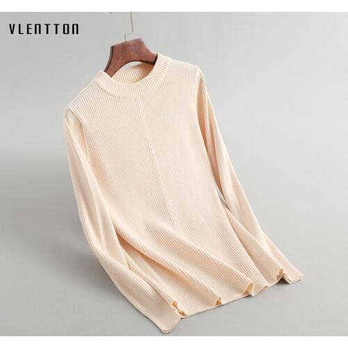 9 Colors 2019 Autumn Ladies Sweaters Solid O-Neck Jumper Long Sleeve Sweater Womens Slim Sexy Tight Bottoming Knitted Pullovers