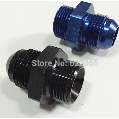AN10 to M22*1.5 Metric to Male Flare Adapter AN10-M22 P1.5 Racing AUTO PARTS,Aluminum Hose ends,Blue and Black