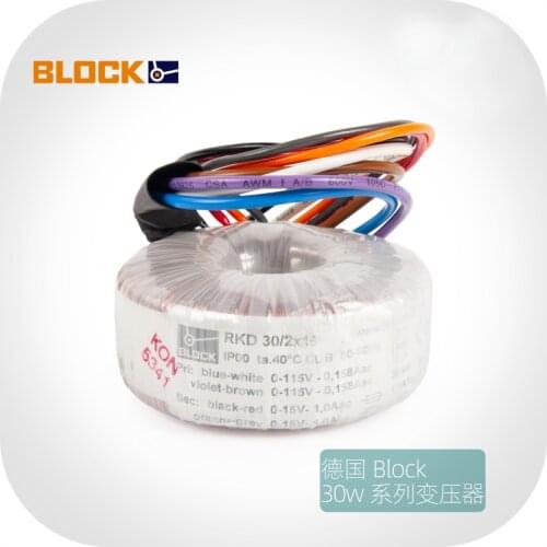 Latest arrival German 30V original 30W dual 15V 18V 24V ring cow ring transformer