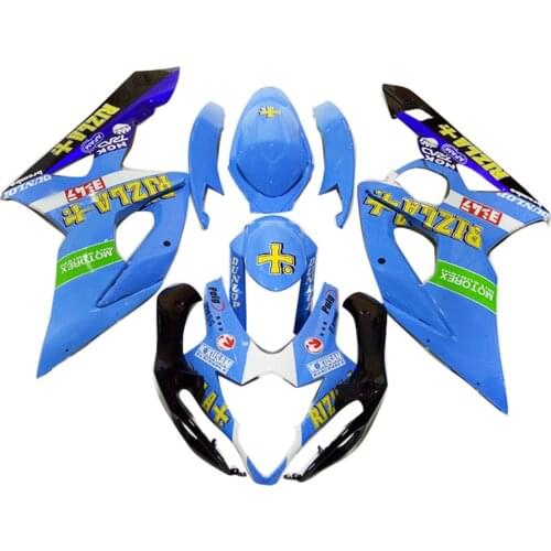 Aftermarket Fairings for SUZUKI GSXR1000 2005 2006 Blue Black Injection molding fairing kit GSXR 1000 K5 K6 PN223