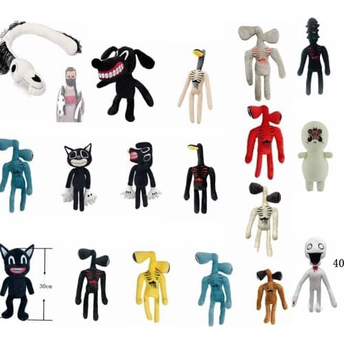 Siren Head Zombie Skeleton Man Police Di Man Whistle Man Siren Head Plush Toy Doll Birthday Gift Free Shipping