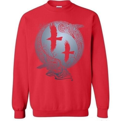 Outdoor Mens Sweatshirts Vikings TV Series Odins Raven Ragnar Lodbrok jersey youth boy sportwear Casualbrand men women pullover