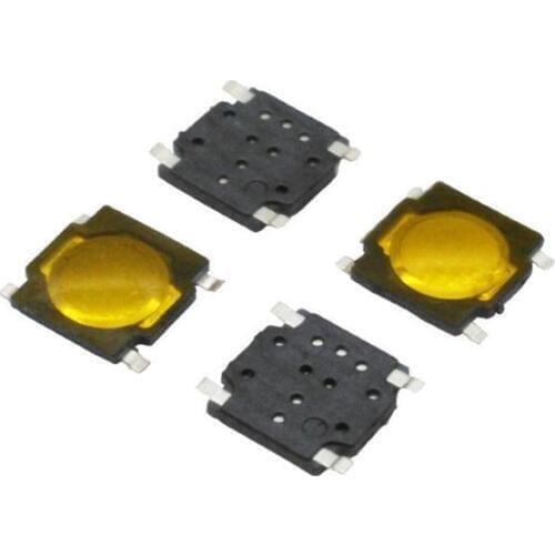 100Pcs 4.5*4.5*0.55mm 4.5x4.5x 0.55MM 4.5X4.5X0.55mm Tactile Push Button Switch Tact 4 Pin Switch Micro Switch SMD