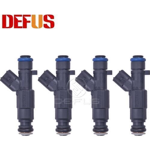 DEFUS 4PCS Fuel Injector OE 0280157108 for Geely Emgrand EC7 M2 M4 C30 Emgrand FLORID for Wuling Hongguang sail Bao Jun NEW