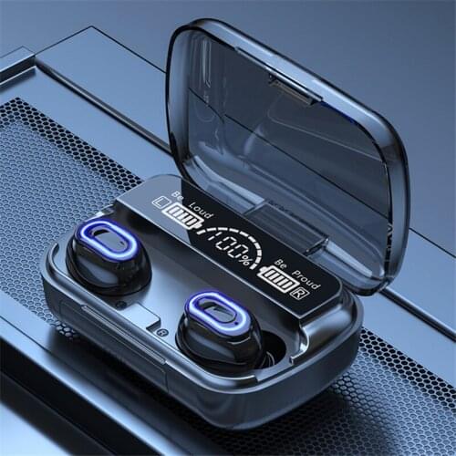 TWS Wireless Bluetooth 5.1 Earphone 9D Sound Sport Earbuds Charging Box Headset Headphones With Microphone