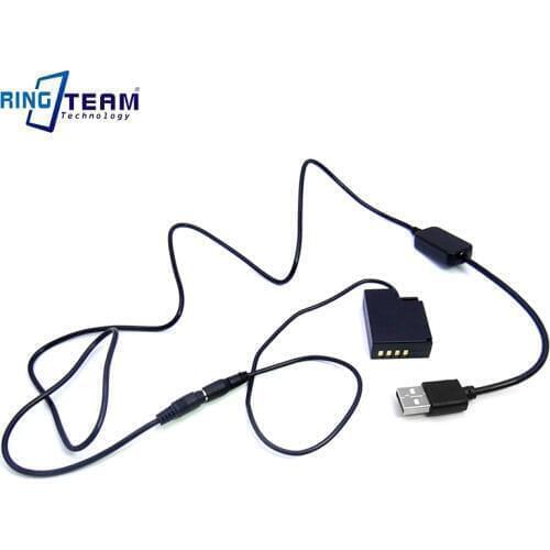 10x USB Cable + CP-W126 DC Coupler for Fuji X H1 A1 A2 A3 E1 E2 E2S Pro1 Pro2 T1 T2 T3 T10 T20 T30 HS30 HS33 HS35 HS50 Cameras