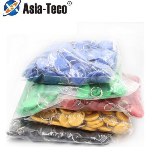 100Pcs/lot 125khz RFID T5577 Clone keys Tag Duplicator Card T5577 Clone Proximity Badge Writable Rewrite Copy Keytag