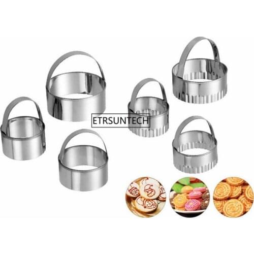 50Set Round Shape Cake Biscuit Baking Mould DIY Cake Decorating Tools Cake Kitchen Baking Mould Set