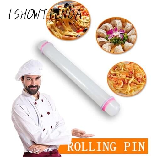 Non-stick Fondant Roller Silicone Rolling Pin Cooking Baking Pastry Dough Roller Pastry Boards Cake Kitchen Tool #y