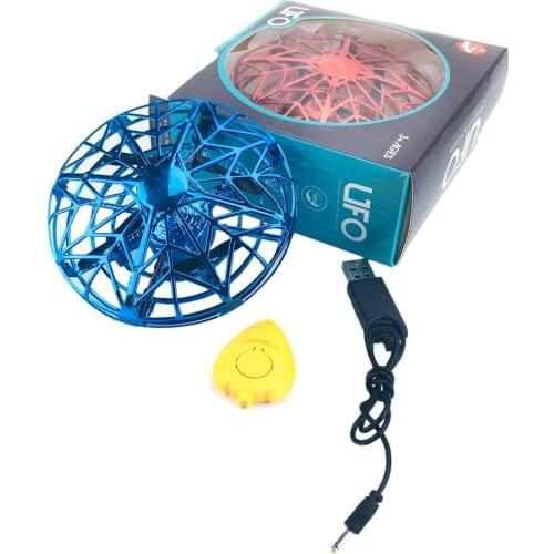 UFO Automatic Induction Vehicle Remote Control Aircraft Portable ABS 4-axis Transmission Aircraft Gift For Children