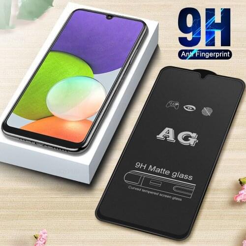 AG Tempered Glass Case For Samsung Galaxy A22 6.4"Matte Protective Film For Samsung A22 Samsun A 22 22A Screen Frosted Protector