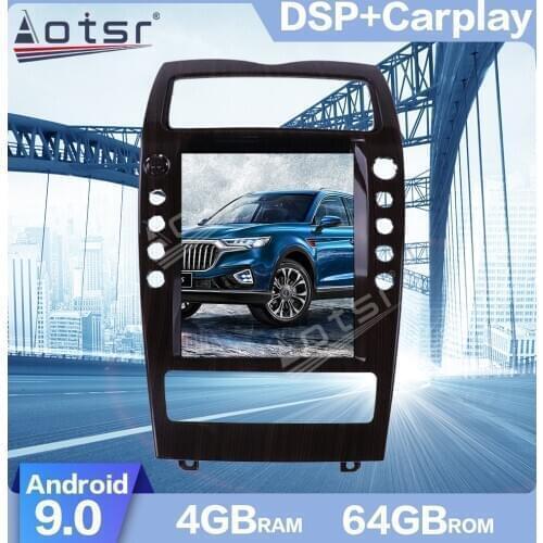 For Maserati Quattroporte 2004-2012 Android 9.0 Tesla style DSP HD screen Car GPS Navigation WIFI Multimedia Player Radio