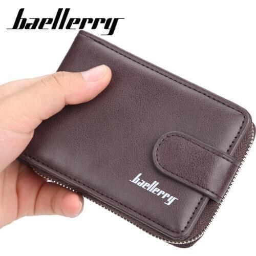 Men Card Bag 2020 Vintage Mens Wallet PU Leather Card Holder Coin Purse Big Capacity Business Card Case ID Credit Card Wallets