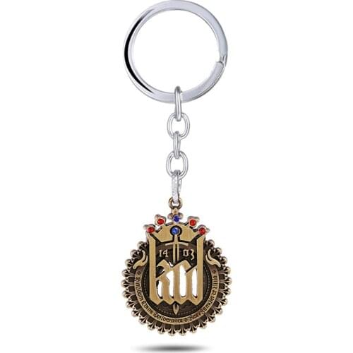 Game Kingdom Come Deliverance Keychain Metal Pendant Keyring Car Key Chains Key Holder Chaveiro Gift Men Women