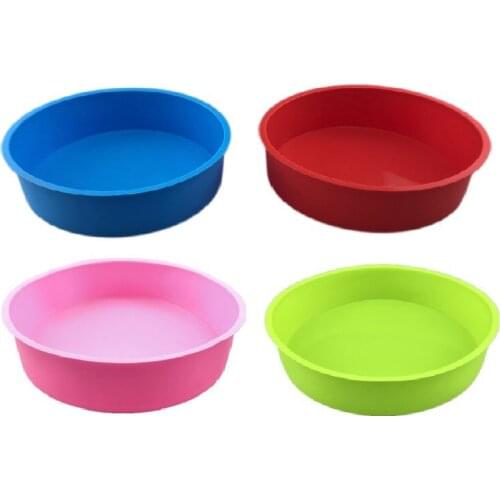4/6/8 Inch Round Cake Tools Food Grade Silicone Mold Baking Cheesecake Pan For Pastry Cake Decorating Tools Kitchen Accessories