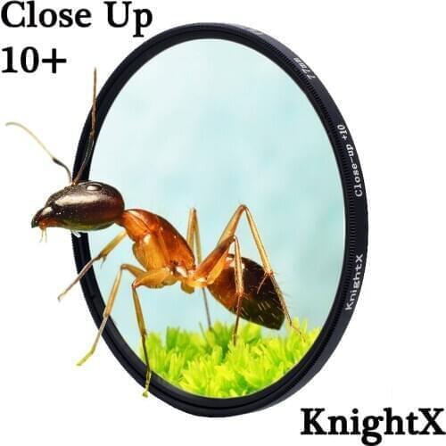 KnightX Macro Close Up Camera Lens Filter 10+ For Canon Eos Sony Nikon 400d D5300 200d 1300d D600 49mm 52mm 55mm 58mm 62mm 67mm