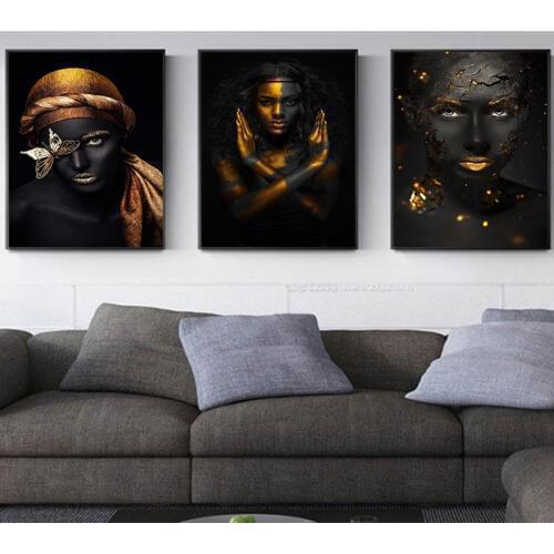 Full square round diy diamond painting Sexy Girl black women 5d diamond embroidery diamond art cross stitch 3pcs set