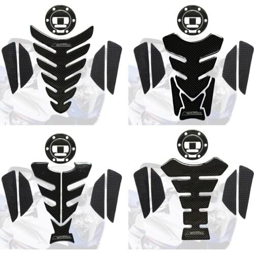 A set of Fuel Tank Sticker Fishbone Dispensing Protective Decals Moto Motorbike Sticker For BMW R1200GS 13-15
