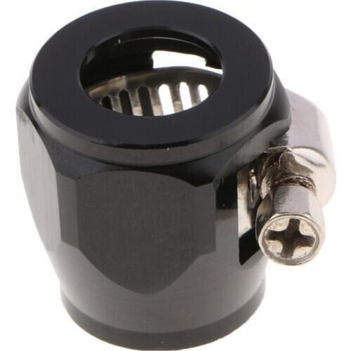 Fuel Hose Line End Cover Clamp Pipe Finisher Adapter Fitting Clip AN8