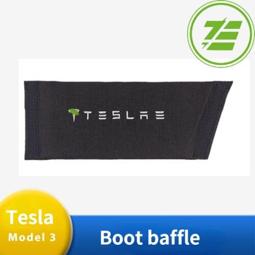 Trunk Boot Baffle for Tesla Model 3 2021 Accessories Trunk Partition Parts Car Tail Box Storage Baffle Side Storage Partition