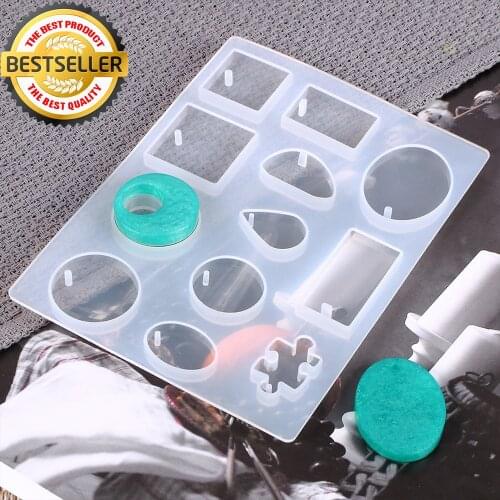 DIY Crystal Jewelry Silicone Mold For Resin Pendant Making Necklace Jewelry DIY