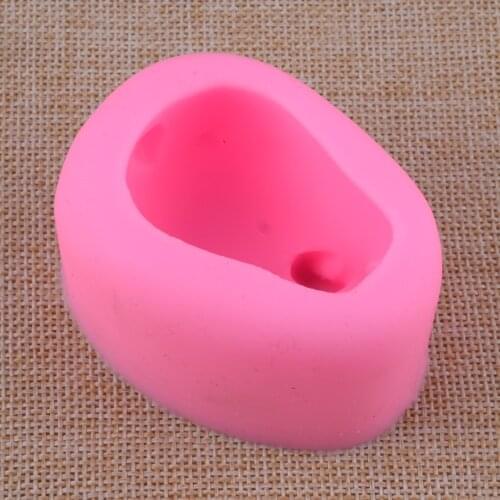 3D Pink Rabbit Silicone Candy Model Chocolate Fondant Candle Mold Cake Baking Soap Decor Tool Xmas Cake Decorating Tools