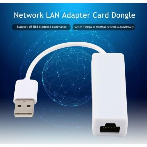 USB 2.0 to fast Ethernet 10/100 RJ45 Network LAN Adapter Card Dongle 100Mb Free / Drop Shipping