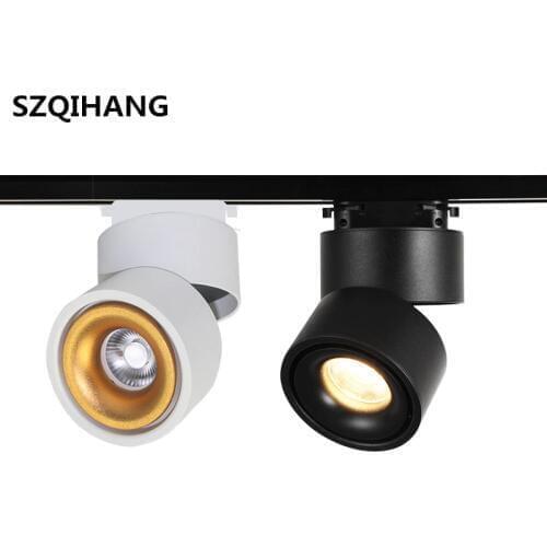 Hot sales White/Black COB Led Track Lamp Surface Mounted COB LED Downlight 12W COB LED Spot Light AC85-265V