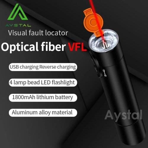 YOUYSI 2021 NEW Charging Battery VFL Mini Fiber Optic Light Source Visual Fault Locator 10/20/30MW LED Light