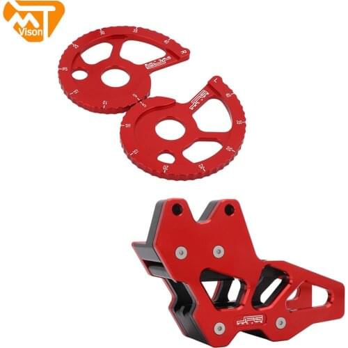 Motorbike Aluminum Chain Guide Guard Protection Left Right Chain Adjuster For Honda CRF150F CRF230F 2003-2009 2012-2017