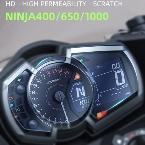 Motorcycle Cluster Scratch / Screen Protection Film Protector For Kawasaki Ninja 250 400 650 1000 Z1000SX Versys X-300 ZX-6R
