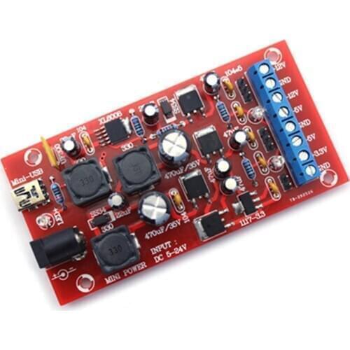 1 PCs USB Boost Single to Dual Power Supply Linear Voltage Regulator Multi-Channel Positive and Negative Output Power Supply